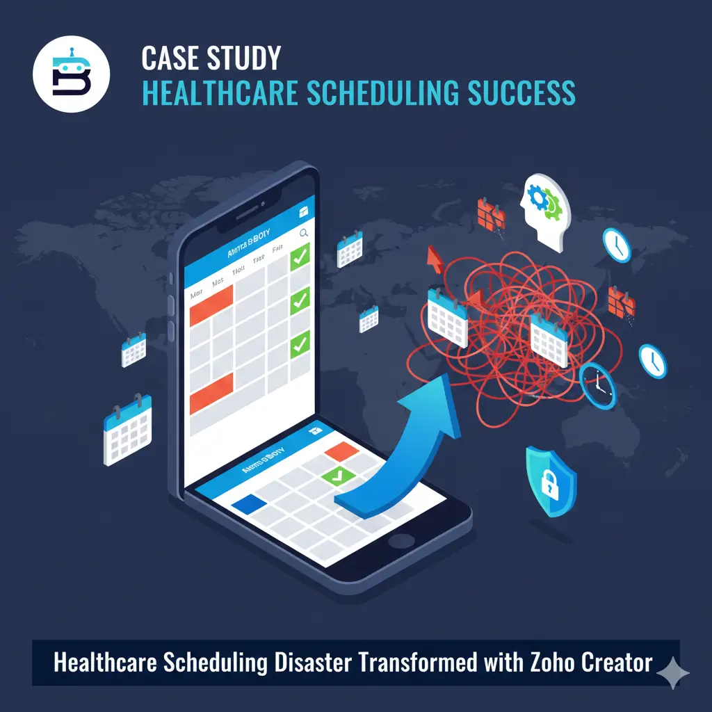A healthcare scheduling disaster transformed into a success story with Zoho Creator. Here’s how we accomplished it.